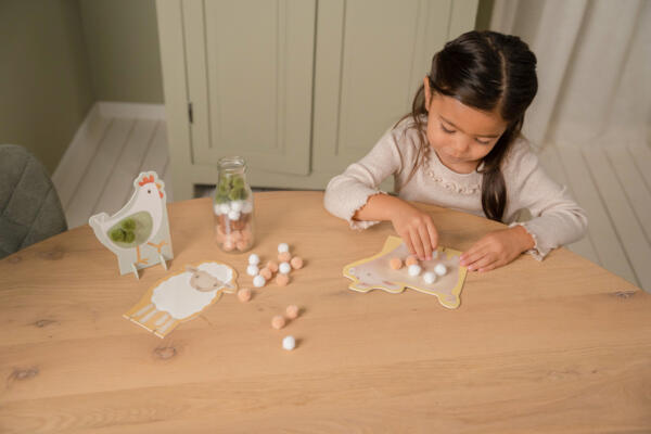 Pompon-Bastelset Little Farm