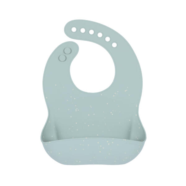Silikon Lätzchen (2 Stk), Blau Beige – Bild 4