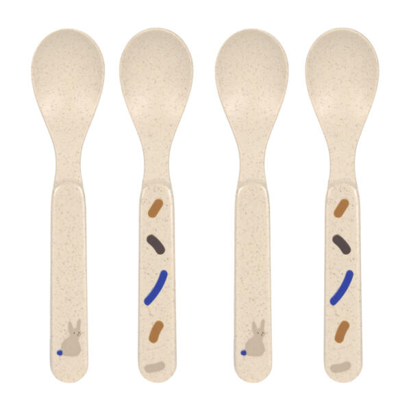 Kinderlöffel Set (4 Stk), Little Mateys Royal Blau