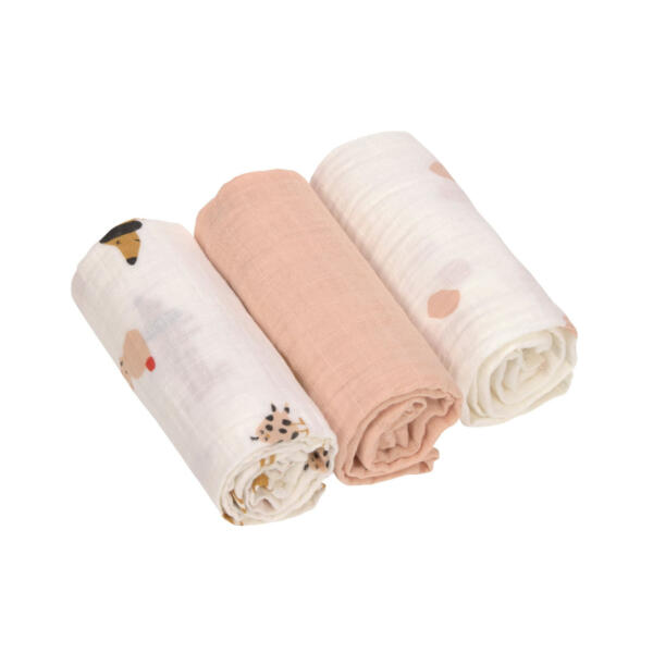 Mulltücher 3er Set 60 x 60 cm - Little Mateys, Spicy Orange – Bild 6