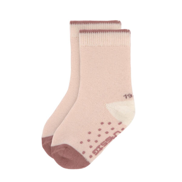 Kinder Antirutsch-Socken (2er-Set), Rosa – Bild 2