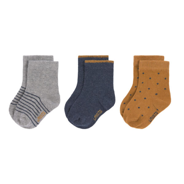 Kinder Socken (3er-Set), Blau