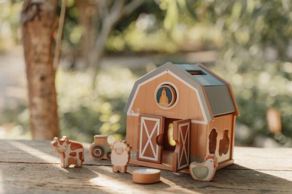 Formen-Steckspiel Little Farm