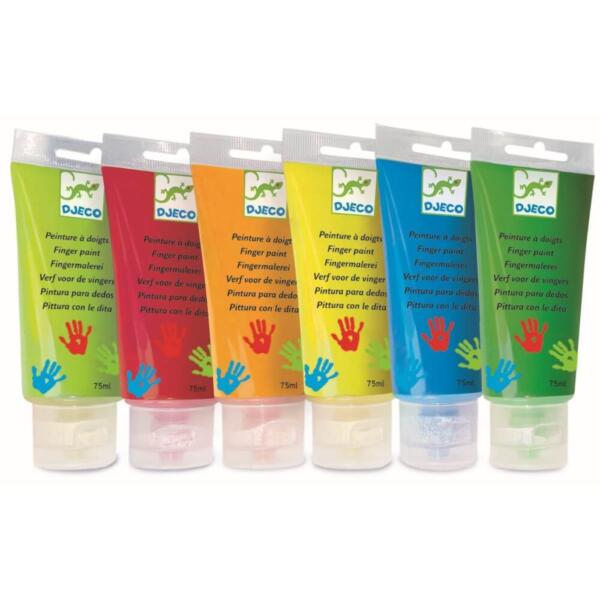6 Tuben Fingerfarben – Bild 2
