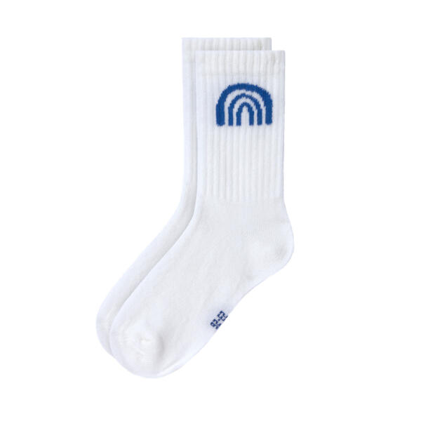 Tennissocken Kinder 3er-Set - Little Gang, Sun Weiß – Bild 3