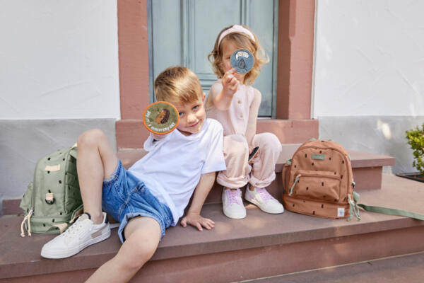 Kindergartenrucksack Mini - Happy Prints, Karamell – Bild 12