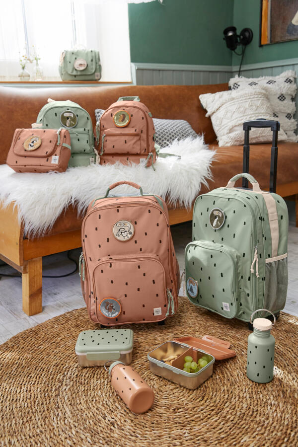 Kinderkoffer - Trolley Happy Prints, Oliv – Bild 13