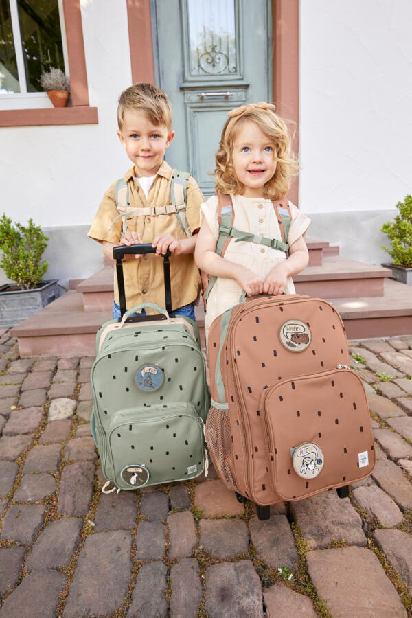 Kinderkoffer - Trolley Happy Prints, Oliv – Bild 12