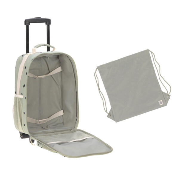 Kinderkoffer - Trolley Happy Prints, Oliv – Bild 2