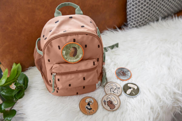 Kindergartenrucksack Mini - Happy Prints, Karamell – Bild 10