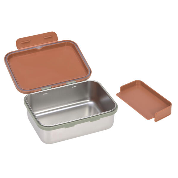 Brotdose Kinder - Edelstahl Lunchbox, Happy Prints Karamell – Bild 3