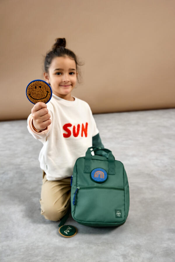 Kinder Pullover - Bio Baumwolle, Little Gang, Sun Weiß – Bild 6