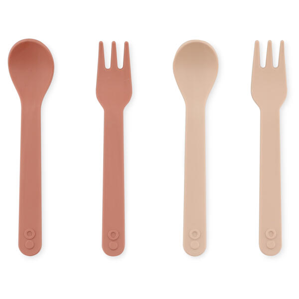 PLA Löffel/Gabel 2-pack - Rose