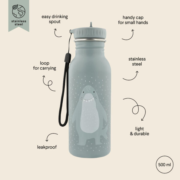 Trinkflasche 500ml - Mr. Shark – Bild 4