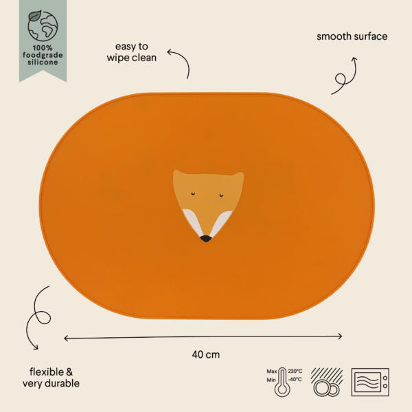 Silikon-Platzdeckchen - Mr. Fox – Bild 3