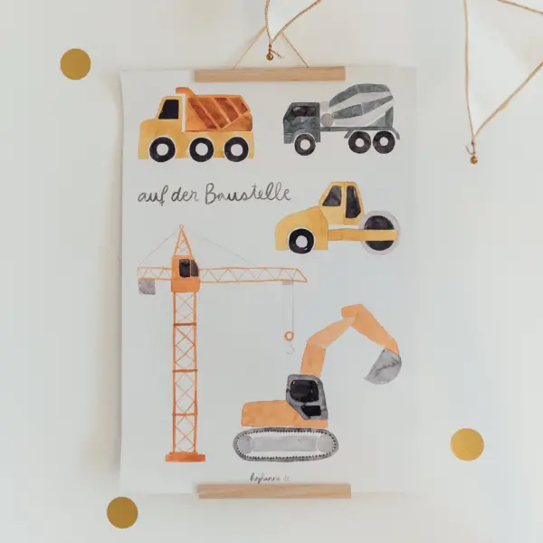 A4 Poster Baustelle