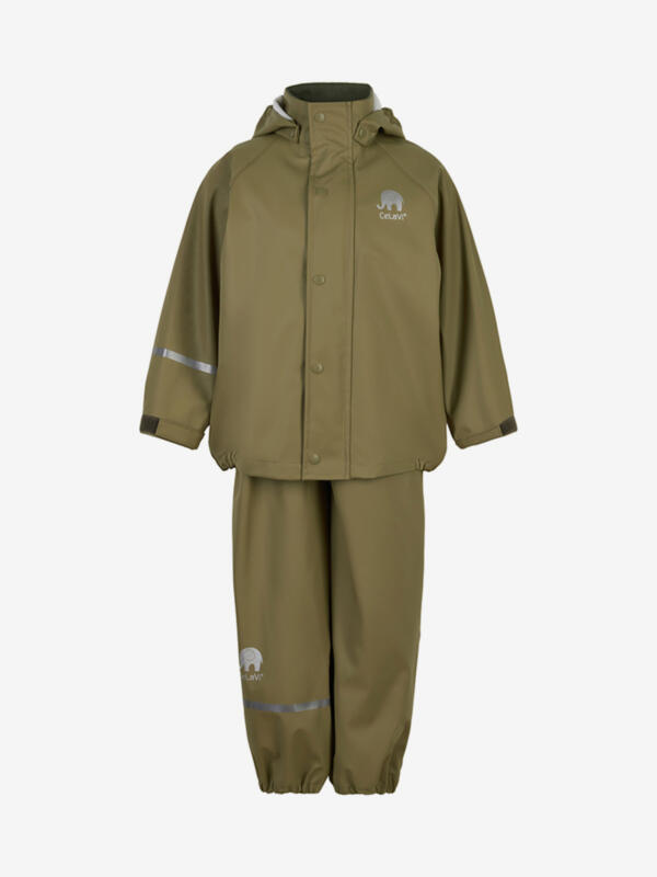 Basic Regenbekleidungsset - Khaki