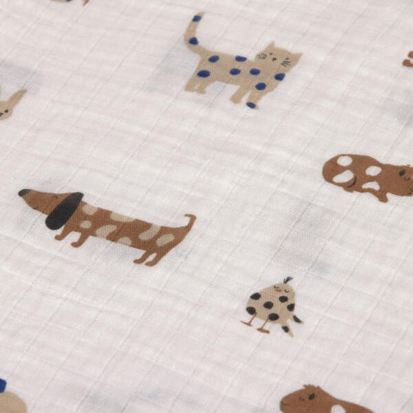 Mulltücher 3er Set 85 x 85 cm - Little Mateys, Royal Blau – Bild 3