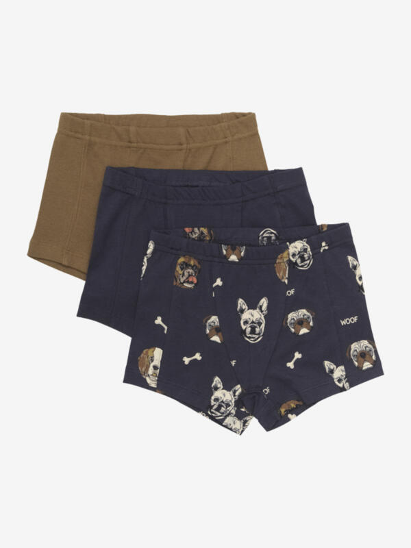Boxers 3-Pack AOP/RIB