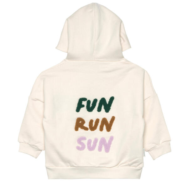 Hoodie Kinder - Bio Baumwolle, Little Gang, Smile Weiß – Bild 4
