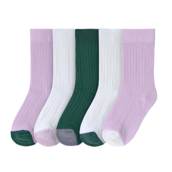 Kinder Socken 5er Set - Little Gang, Grün Weiß Karamell – Bild 12