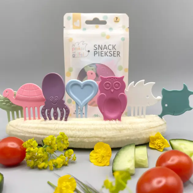 PIEKSI 7ER SET "SWEET & SOFT" 🦔🐢🦕🐙🐟❤️🦉
