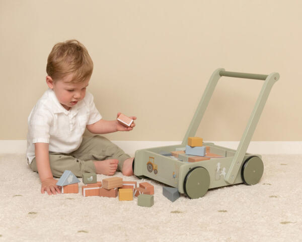 Wagen mit Bauklötzen Little Farm FSC – Bild 2