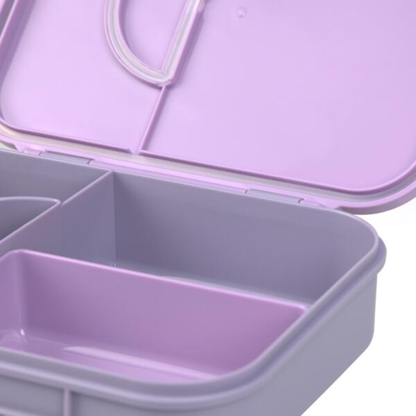 Brotdose Kinder - Bento Lunchbox, Little Gang Herz Lila – Bild 3