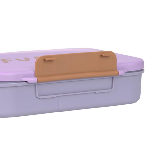 Brotdose Kinder - Bento Lunchbox, Little Gang Herz Lila – Bild 2