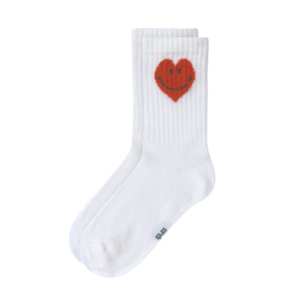 Tennissocken Kinder 3er-Set - Little Gang, Smile Weiß – Bild 3
