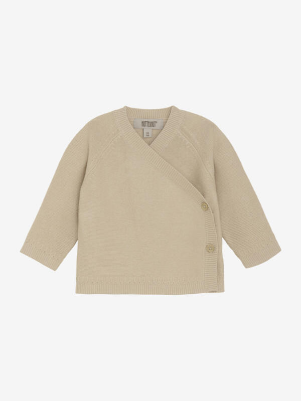 HUTTEliHUT - Strickjacke mit Wickelmuster