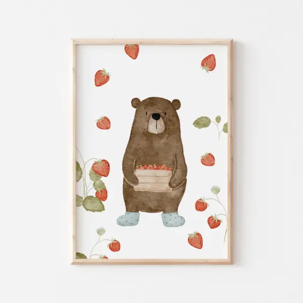 A4 Poster  Erdbär