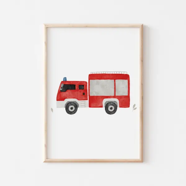 A4 Poster Feuerwehr