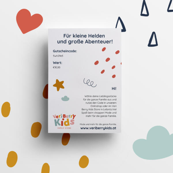 Geschenkgutschein "VeriBerryKids"