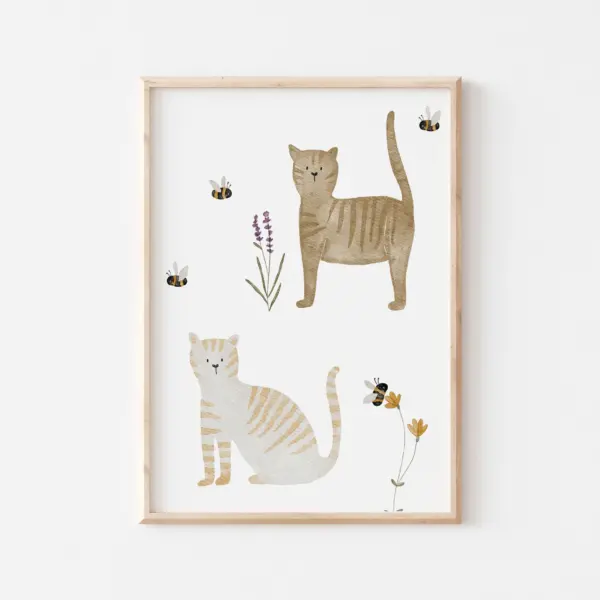 A4 Poster Katzen