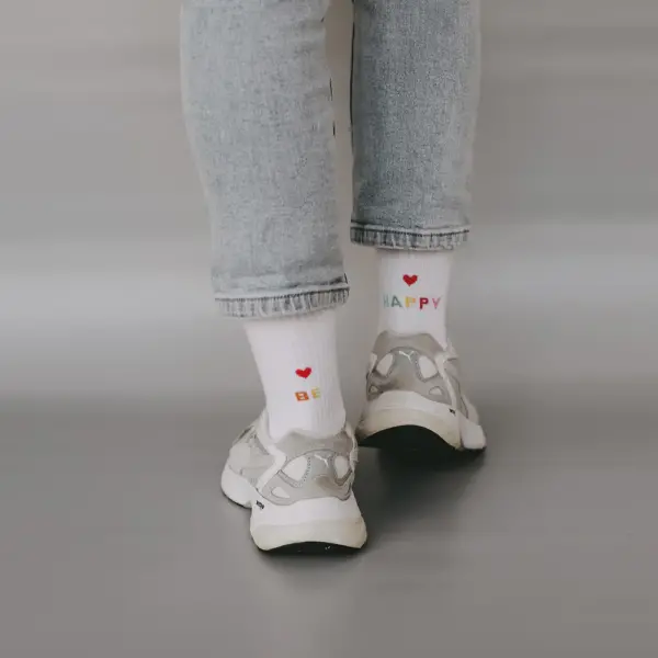 Socken "Be Happy"