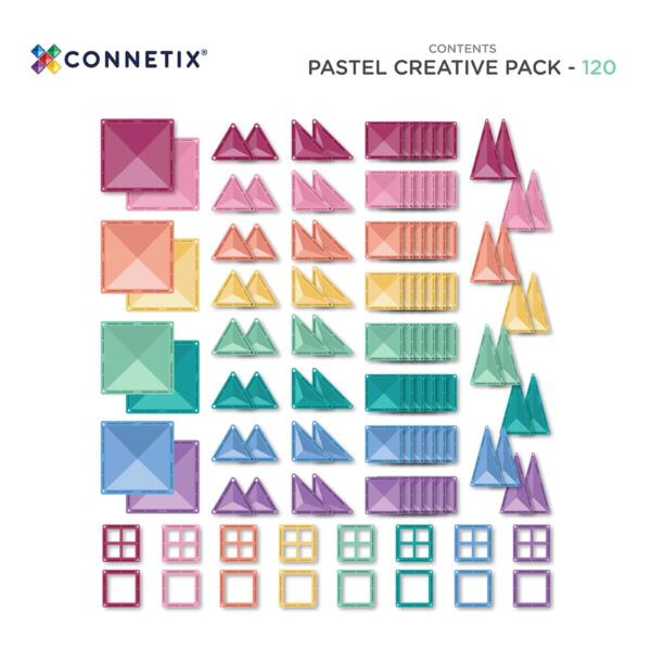 CONNETIX Pastel Creative Pack 120 Teile – Bild 2