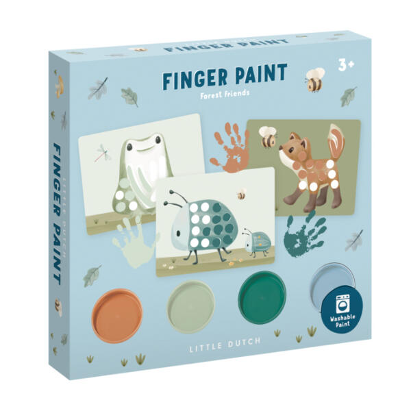 Fingerfarben Malset Forest Friends Little Dutch