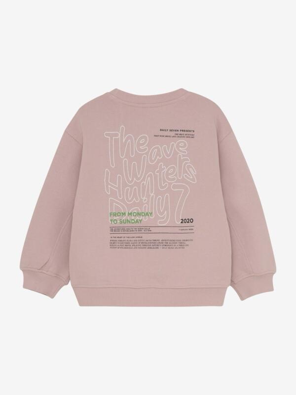 Daily Seven - Sweater Oversized Backprint 920066 - 5013 - Pale Mauve – Bild 2