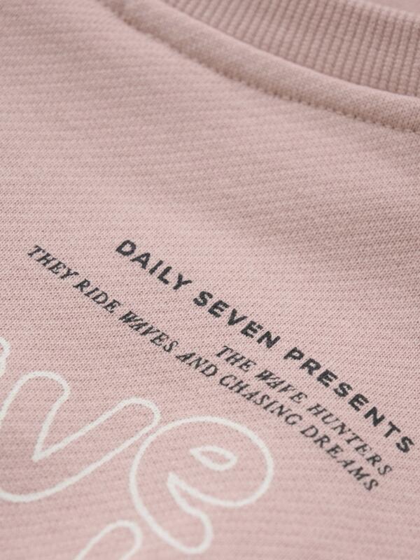 Daily Seven - Sweater Oversized Backprint 920066 - 5013 - Pale Mauve – Bild 3