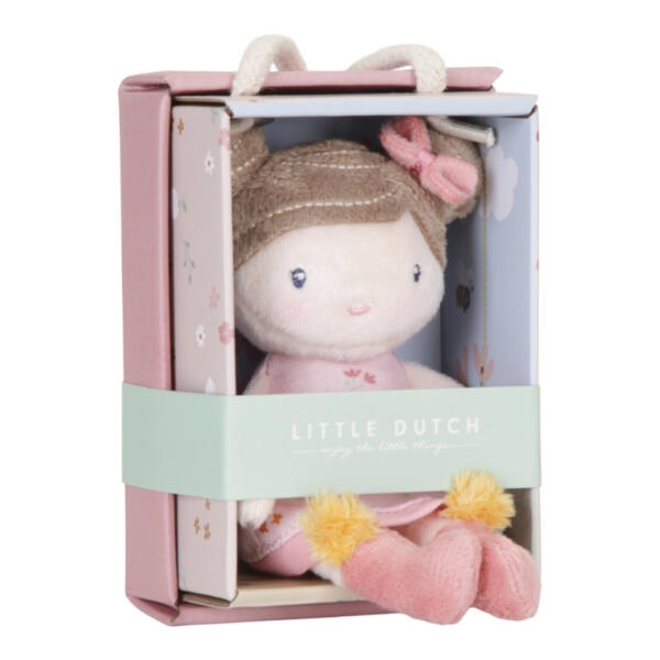 Kuschelpuppe Rosa 10cm Little Dutch