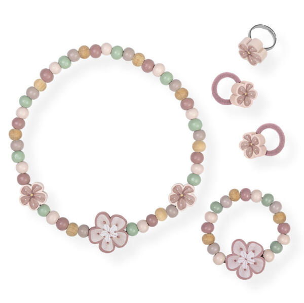Schmuckset Holz Blume | Little Dutch