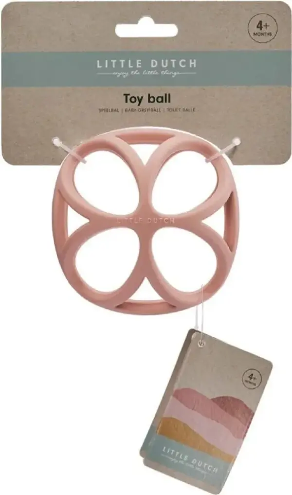 Greifball Sensory Silikon rosa Little Dutch