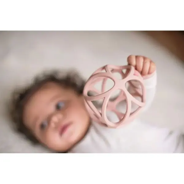 Greifball Sensory Silikon rosa Little Dutch – Bild 3