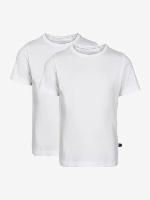 Minymo - Basic 32 -T-shirt SS (2-pack) 3932 -Brilliant White
