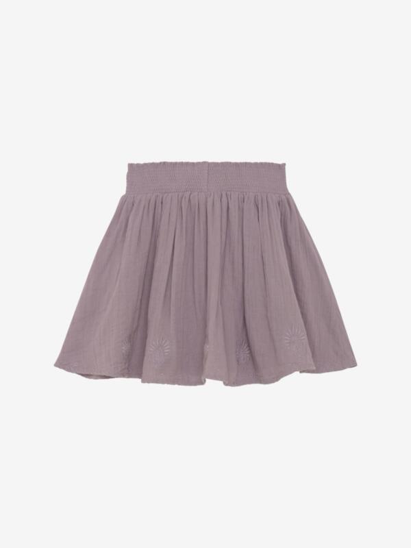 Minymo - Skirt w. Emb 123852 -  Elderberry – Bild 2