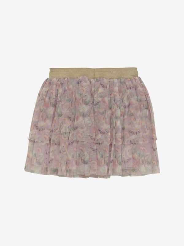 Minymo - Skirt w. AOP 123853 - Burnished Lilac – Bild 4