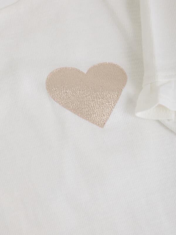 Daily Seven - T-shirt Heart 930092 - Cloud – Bild 2