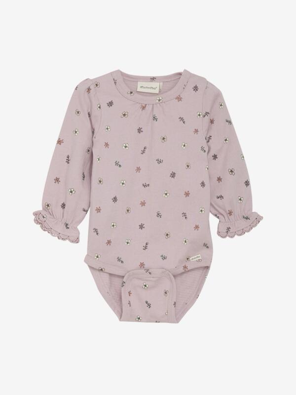 Minymo - Body LS AOP 113851 - Burnished Lilac