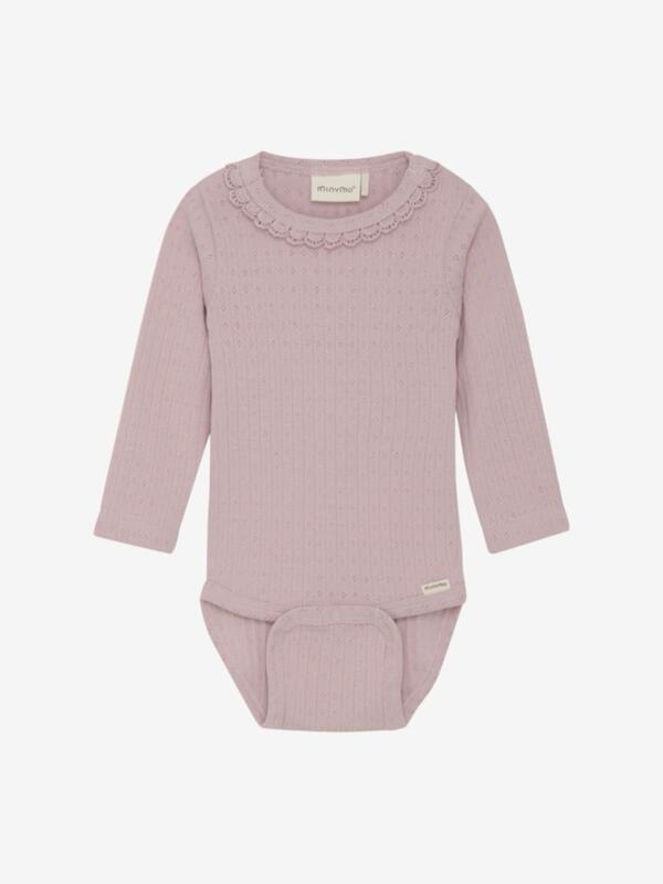Minymo - Body LS Pointell 113848 - Burnished Lilac